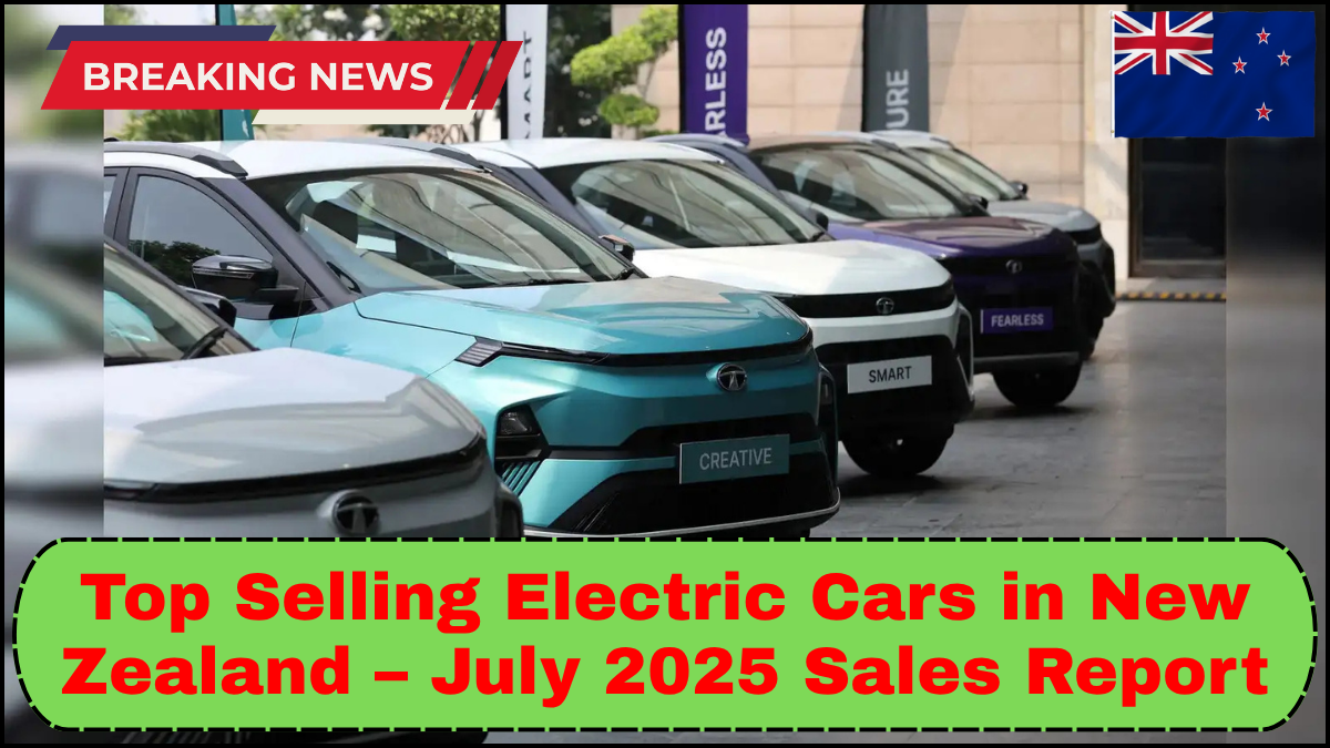 Top Selling Electric Cars in New Zealand – July 2025 Sales Report